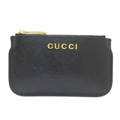 GUCCI 790102 script coin purse Leather Ladies [Used]