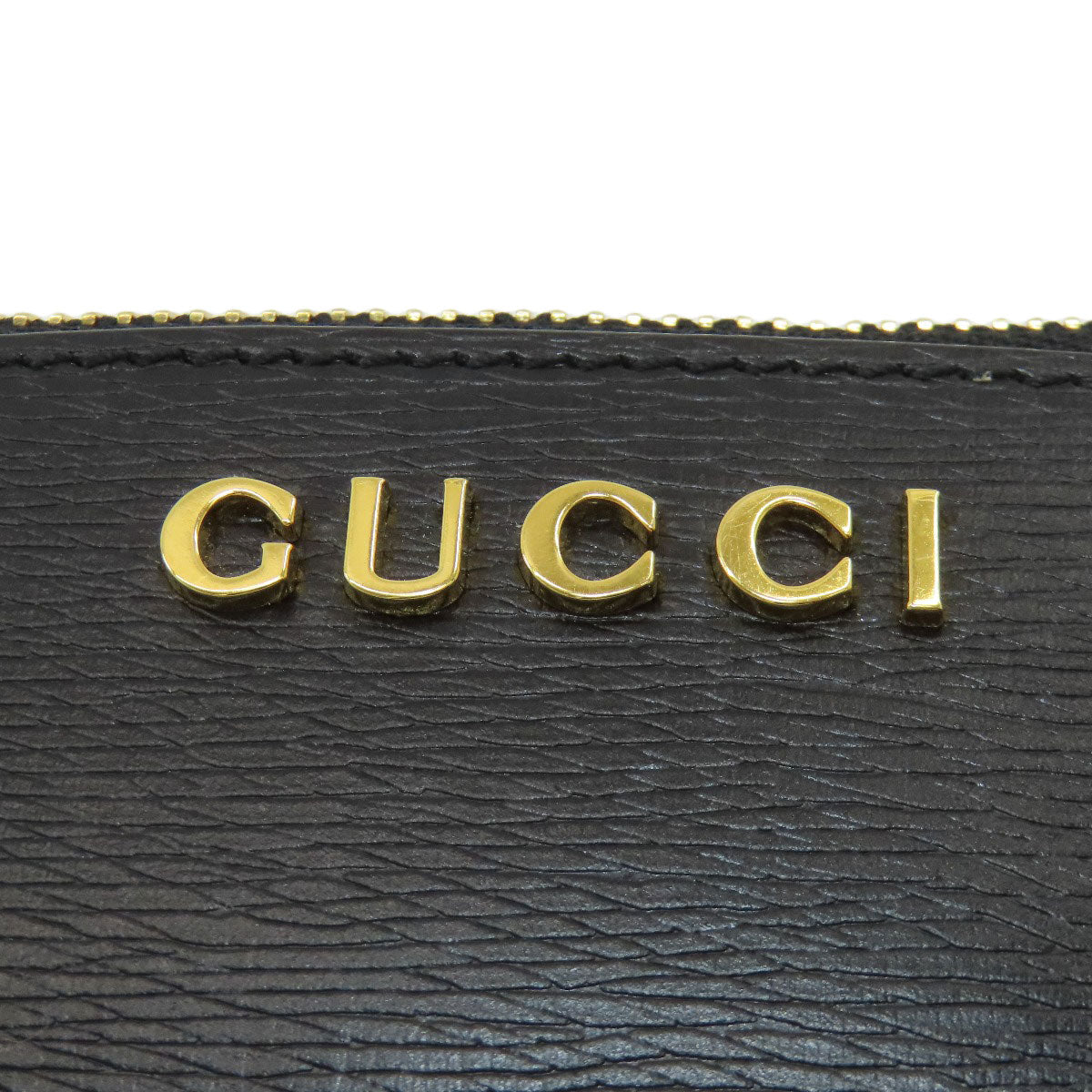 GUCCI 790102 script coin purse Leather Ladies [Used]