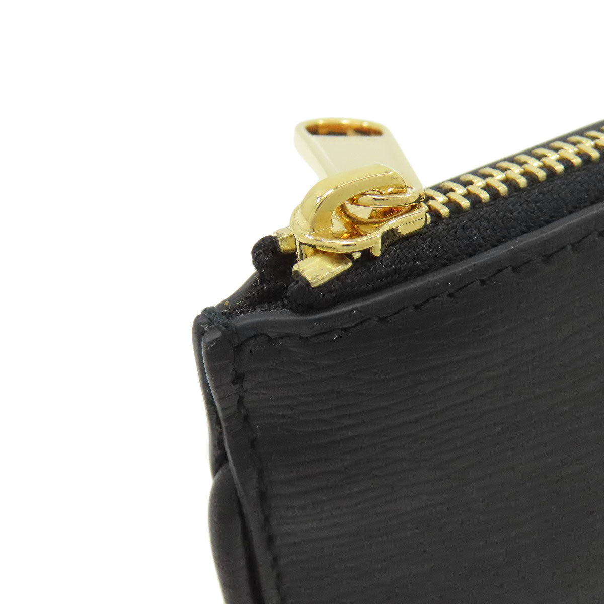 GUCCI 790102 script coin purse Leather Ladies [Used]