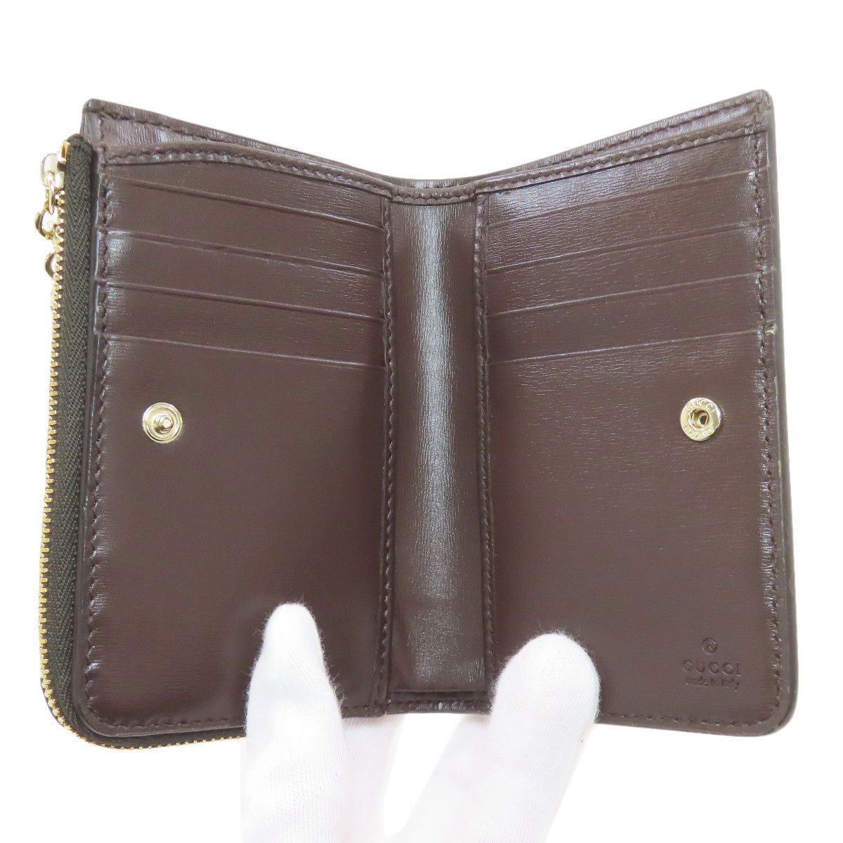 GUCCI 790036 GG pattern Bifold Wallet with Coin Pocket Canvas Ladies [Used]