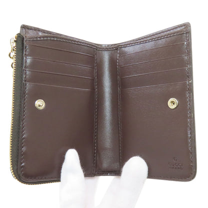 GUCCI 790036 GG pattern Bifold Wallet with Coin Pocket Canvas Ladies [Used]