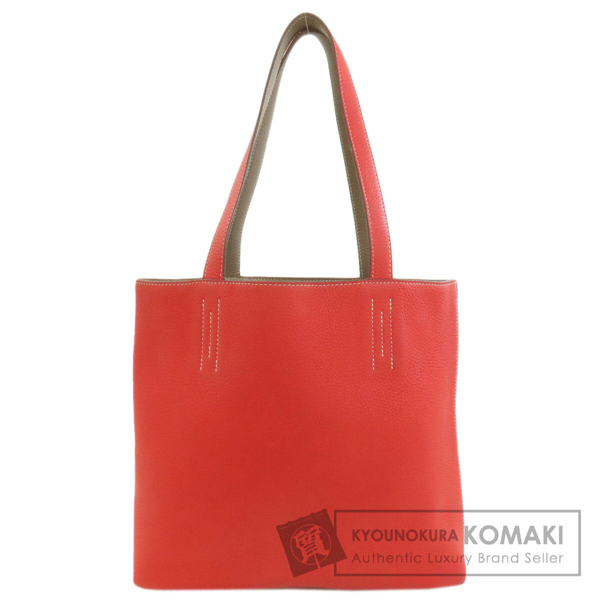 HERMES Double sense Tote Bag Taurillon Clemence Ladies [Used]