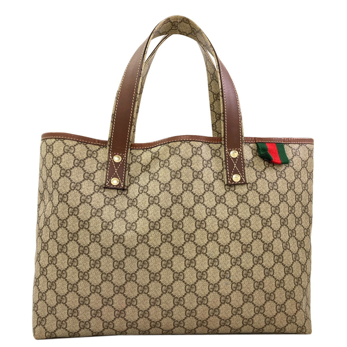 GUCCI 211134 GG Supreme Tote Bag PVC Ladies [Used]