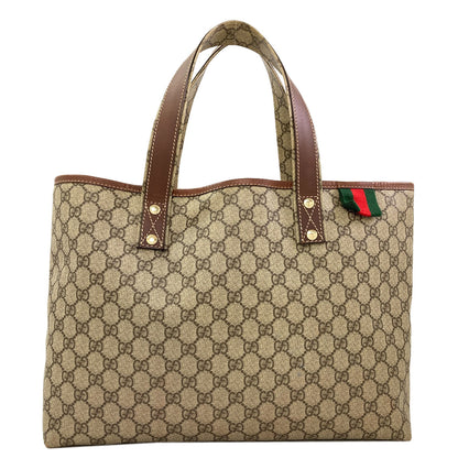 GUCCI 211134 GG Supreme Tote Bag PVC Ladies [Used]