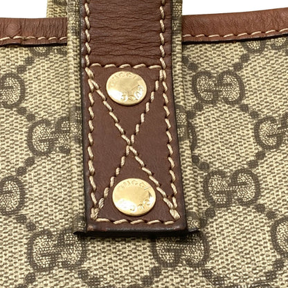 GUCCI 211134 GG Supreme Tote Bag PVC Ladies [Used]
