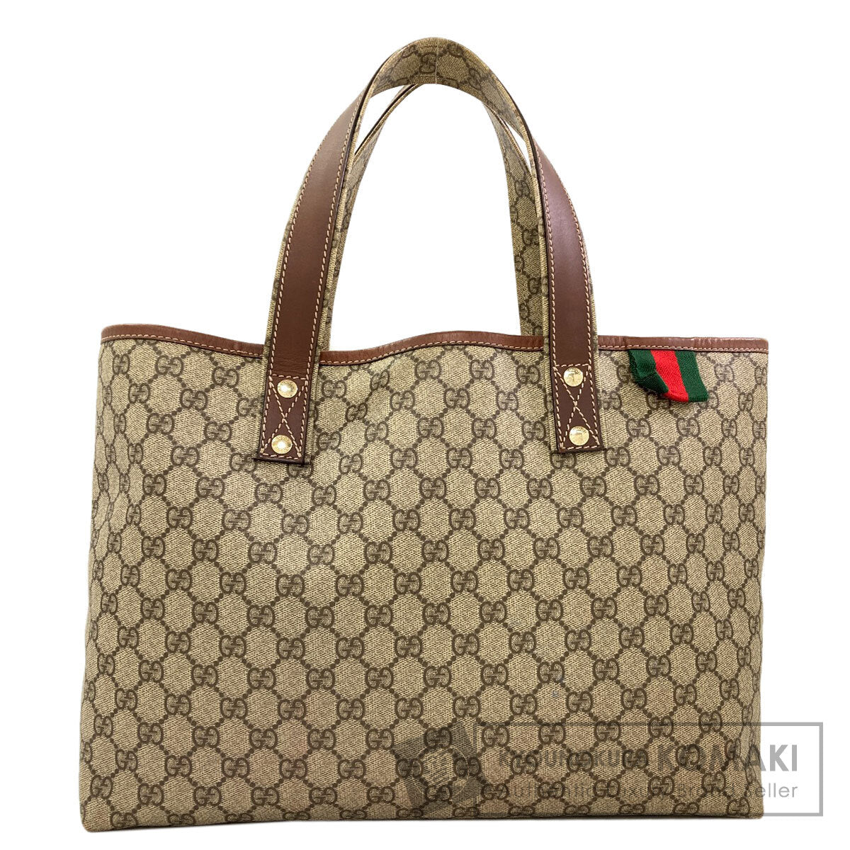 GUCCI 211134 GG Supreme Tote Bag PVC Ladies [Used]