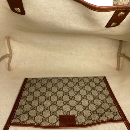 GUCCI 211134 GG Supreme Tote Bag PVC Ladies [Used]