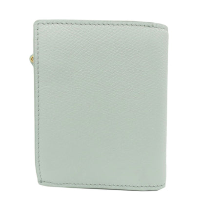 VALENTINO logo Bifold Wallet with Coin Pocket Leather Ladies [Used]