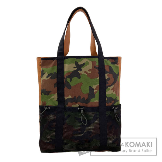 MCM Camouflage pattern Tote Bag Leather CanvasLadies [Used]