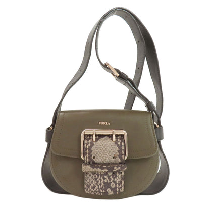 Furla hashtag Shoulder Bag Leather Ladies [Used]