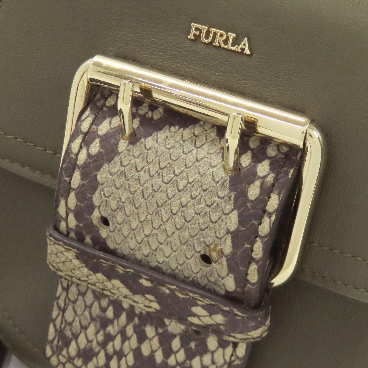 Furla hashtag Shoulder Bag Leather Ladies [Used]