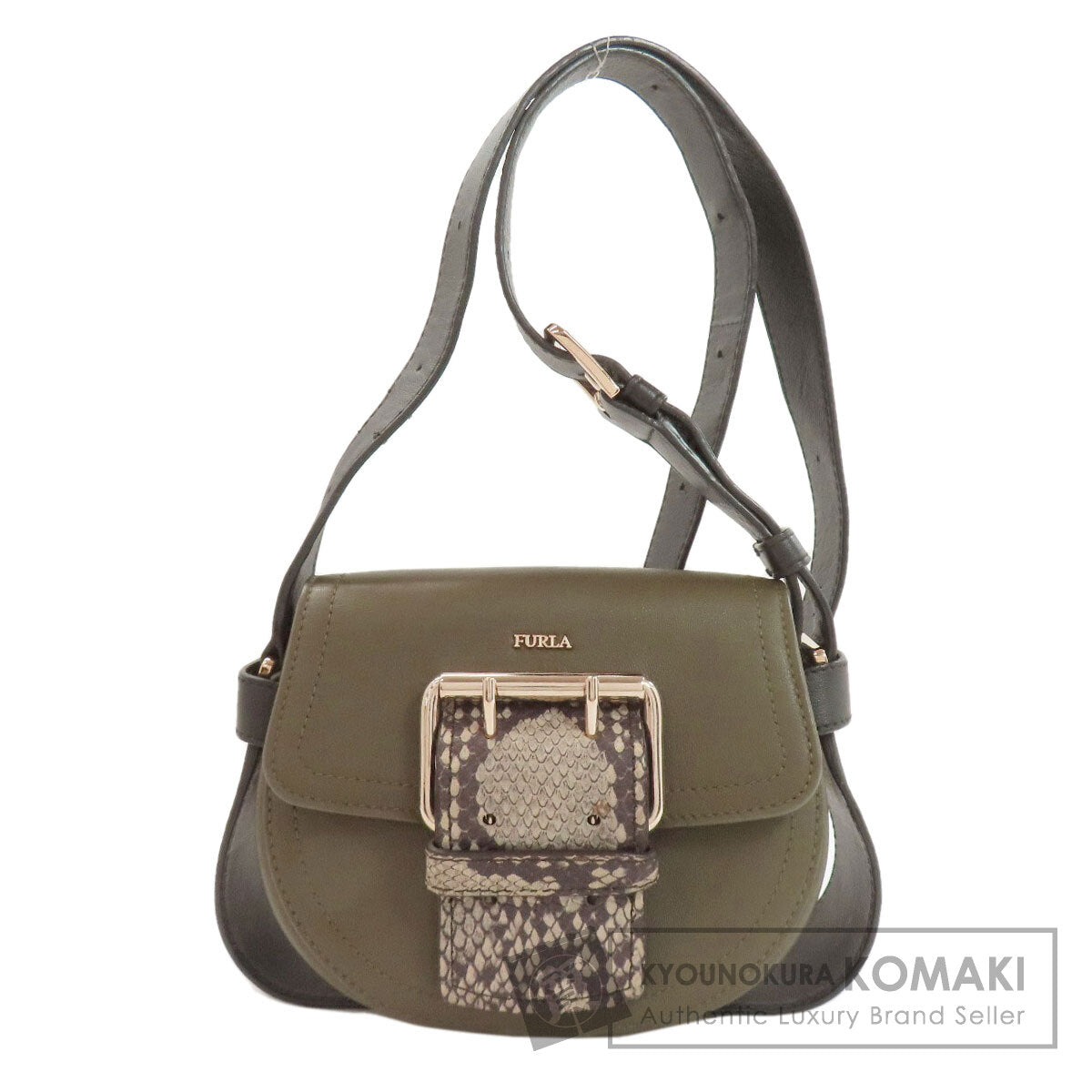 Furla hashtag Shoulder Bag Leather Ladies [Used]