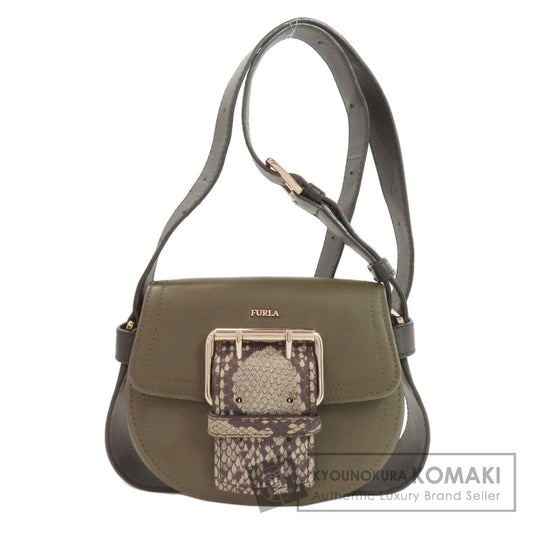 Furla hashtag Shoulder Bag Leather Ladies [Used]