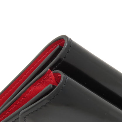 Christian Louboutin Compact wallet Tri-fold wallet Bifold Wallet with Coin Pocket Patent leather Ladies [Used]