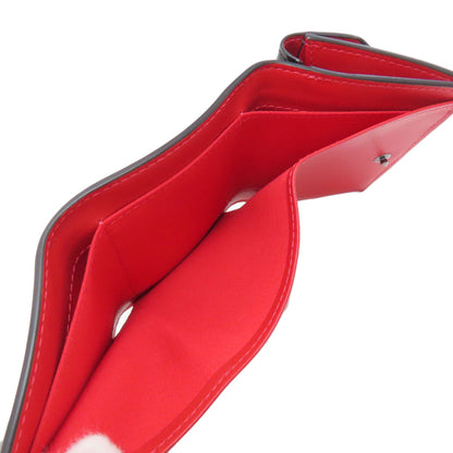 Christian Louboutin Compact wallet Tri-fold wallet Bifold Wallet with Coin Pocket Patent leather Ladies [Used]