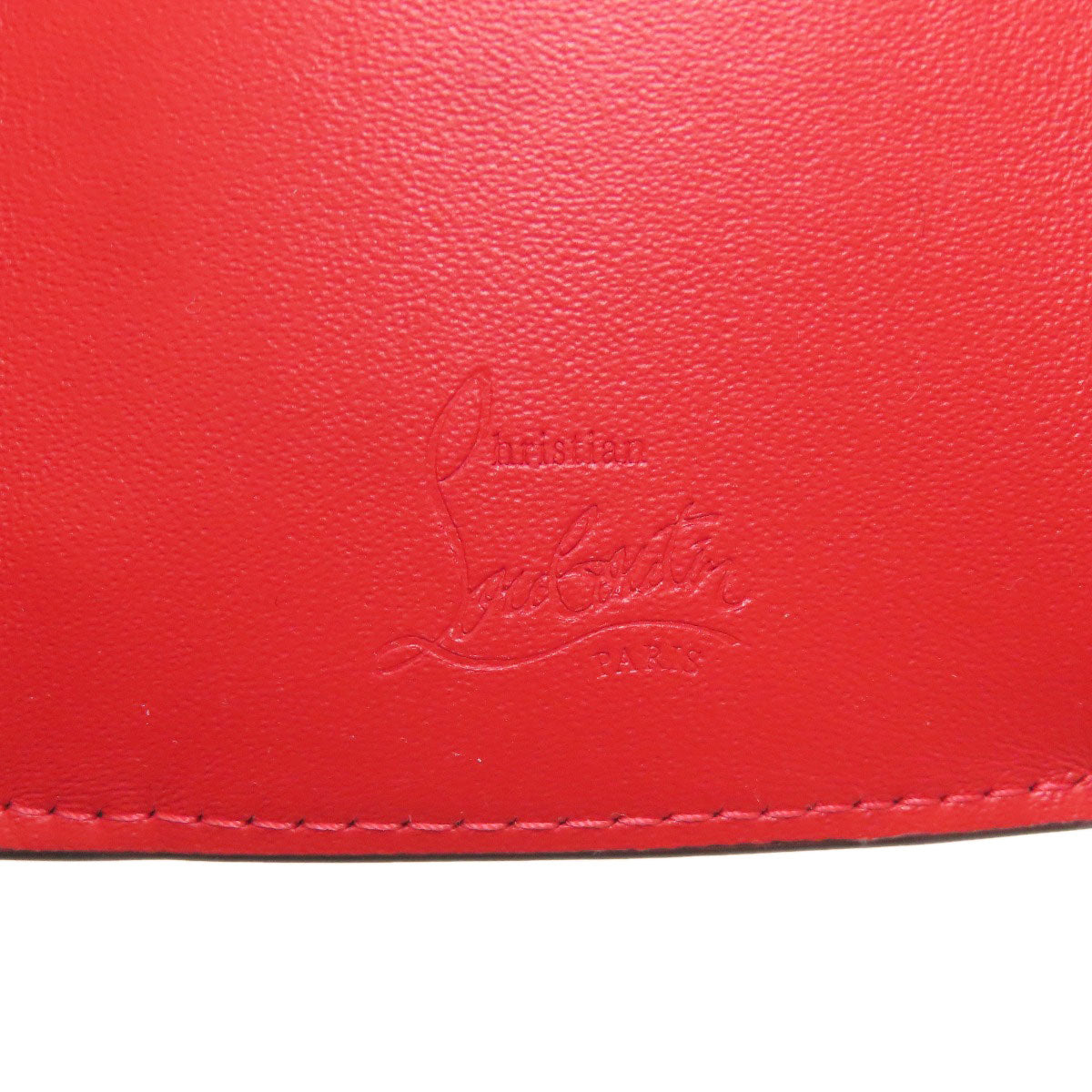 Christian Louboutin Compact wallet Tri-fold wallet Bifold Wallet with Coin Pocket Patent leather Ladies [Used]