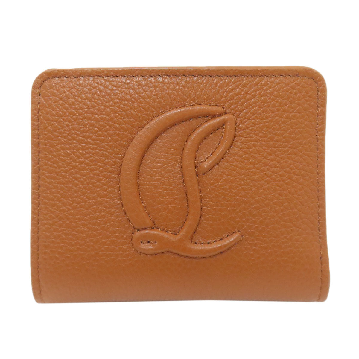 Christian Louboutin By My side Bifold Wallet with Coin Pocket Leather Ladies [Used]