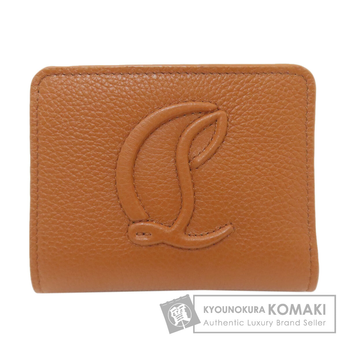 Christian Louboutin By My side Bifold Wallet with Coin Pocket Leather Ladies [Used]
