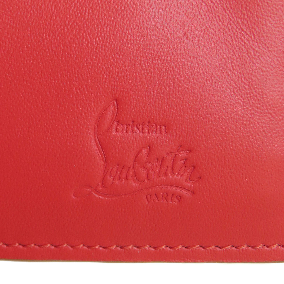 Christian Louboutin By My side Bifold Wallet with Coin Pocket Leather Ladies [Used]