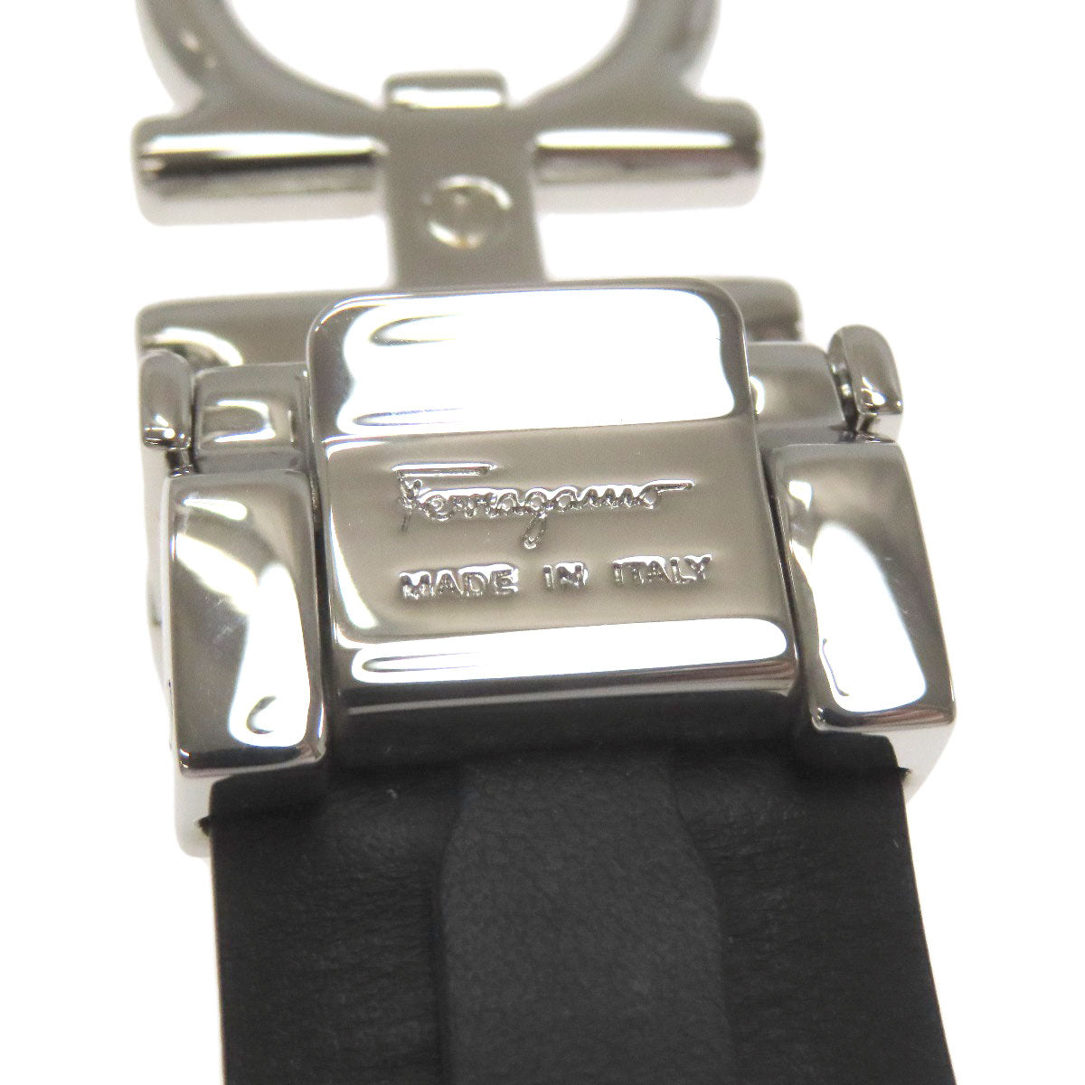 Salvatore Ferragamo GanciniHardware belt Leather mens [Used]