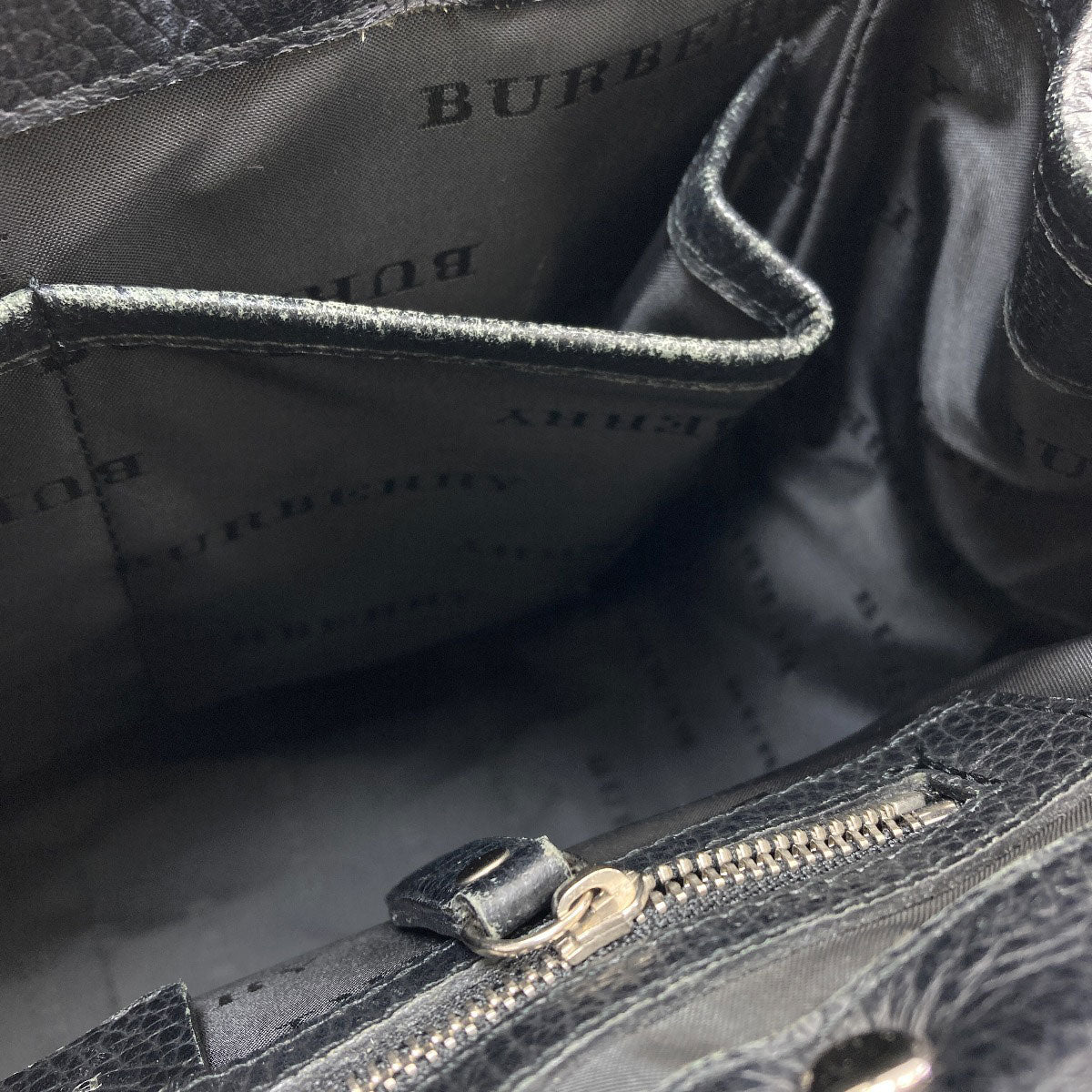 BURBERRY Burberry Check Handbag Nylon Ladies [Used]