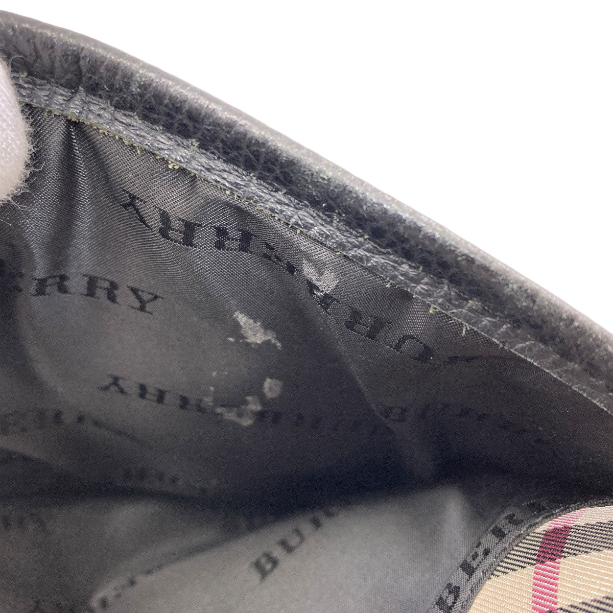 BURBERRY Burberry Check Handbag Nylon Ladies [Used]