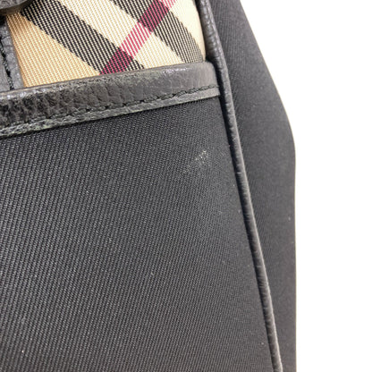 BURBERRY Burberry Check Handbag Nylon Ladies [Used]