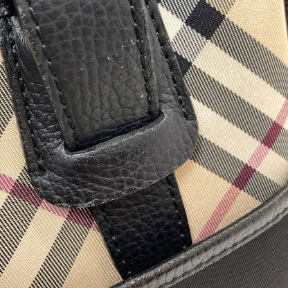 BURBERRY Burberry Check Handbag Nylon Ladies [Used]