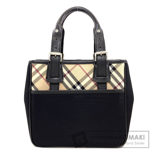 BURBERRY Burberry Check Handbag Nylon Ladies [Used]