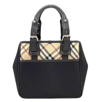 BURBERRY Burberry Check Handbag Nylon Ladies [Used]