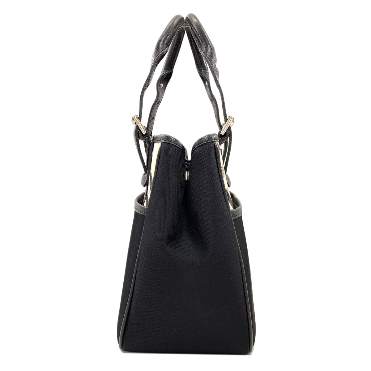 BURBERRY Burberry Check Handbag Nylon Ladies [Used]
