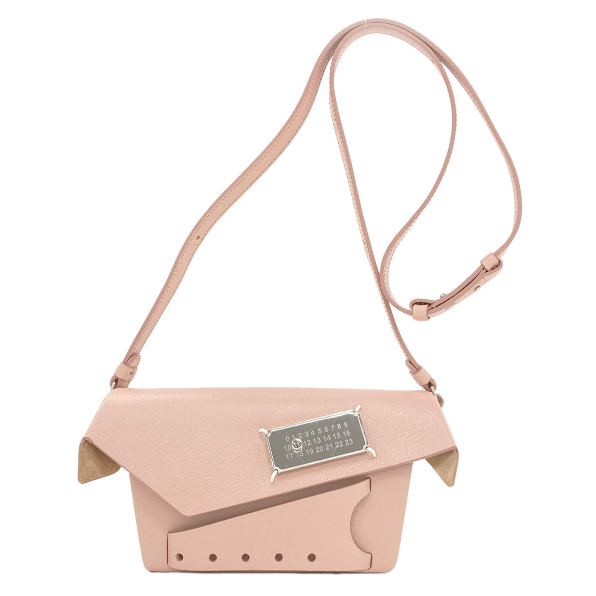 MaisonMargiela logo Shoulder Bag Calf Ladies [Used]