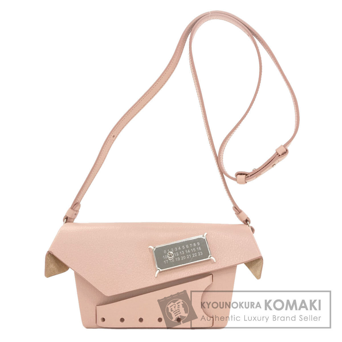 MaisonMargiela logo Shoulder Bag Calf Ladies [Used]