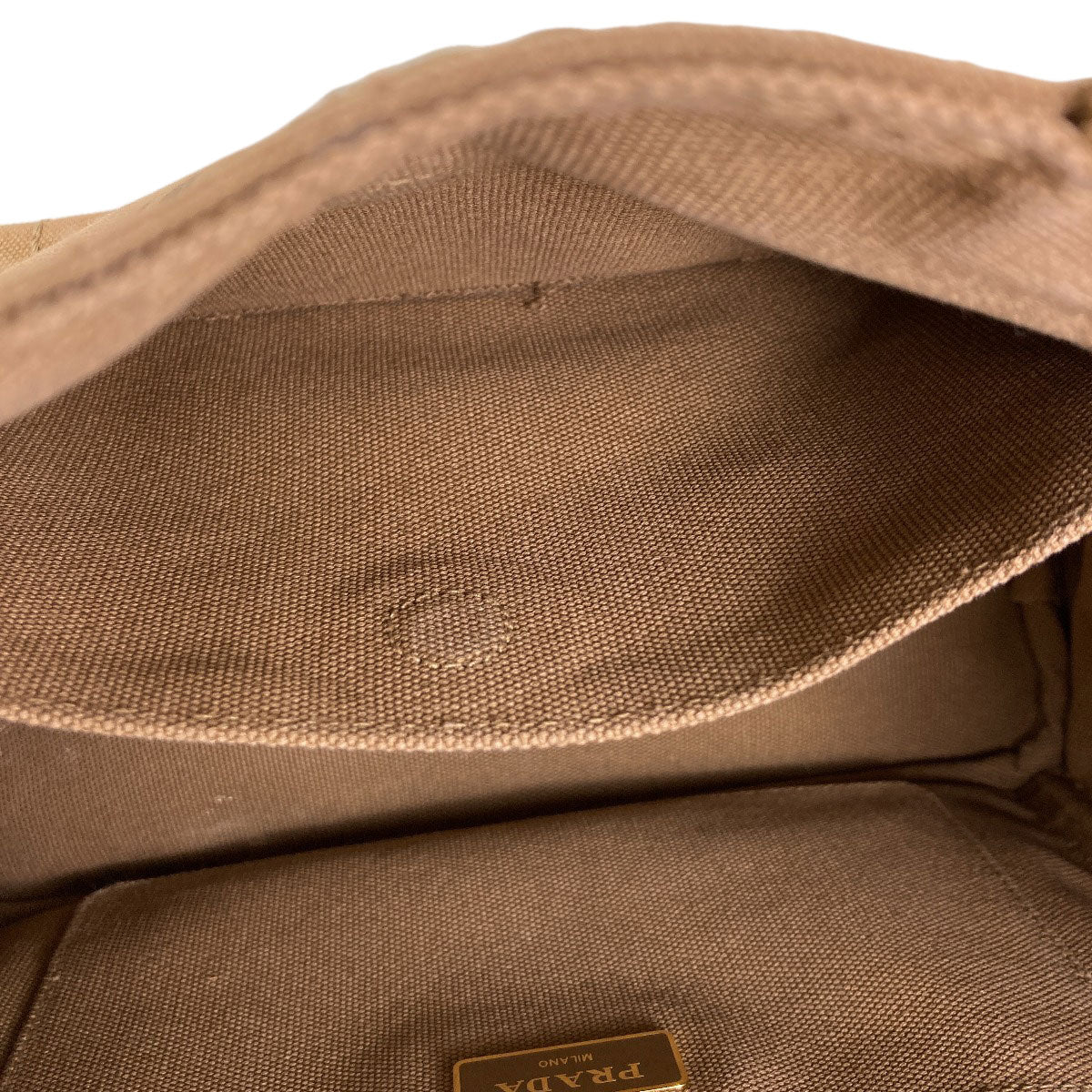 PRADA 1BG439 Canapa mini 2 WAY Handbag Canvas Ladies [Used]