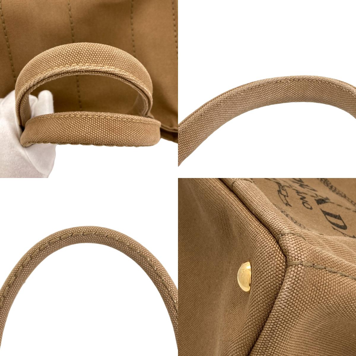 PRADA 1BG439 Canapa mini 2 WAY Handbag Canvas Ladies [Used]