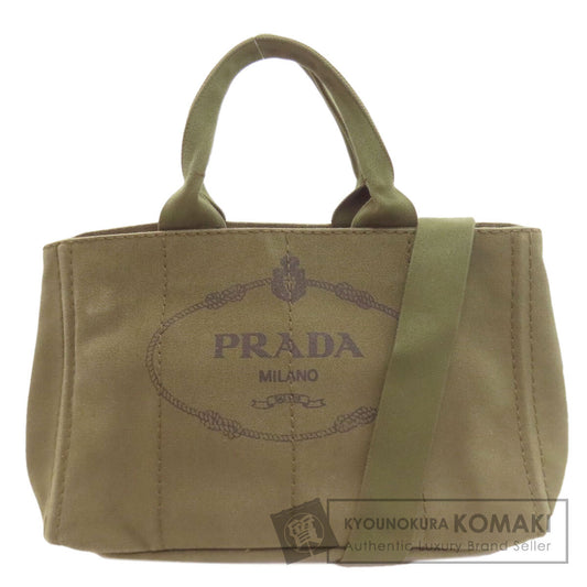 PRADA BN2642 Canapa 2WAY Tote Bag Canvas Ladies [Used]