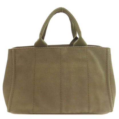 PRADA BN2642 Canapa 2WAY Tote Bag Canvas Ladies [Used]