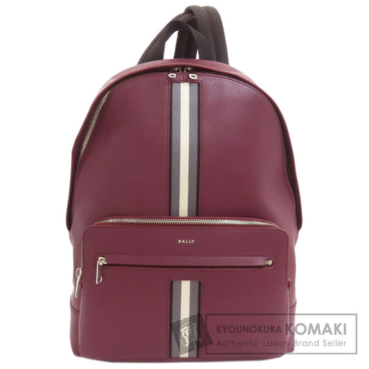 BALLY logo Backpack Â· Daypack Leather Ladies [Used]