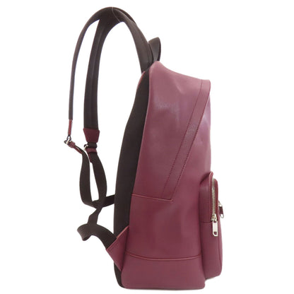 BALLY logo Backpack Â· Daypack Leather Ladies [Used]
