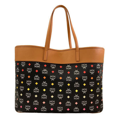 MCM logo Tote Bag Leather Ladies [Used]