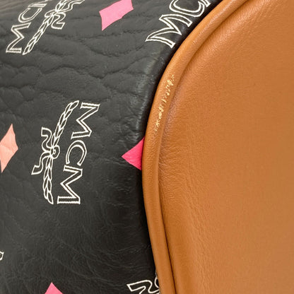 MCM logo Tote Bag Leather Ladies [Used]