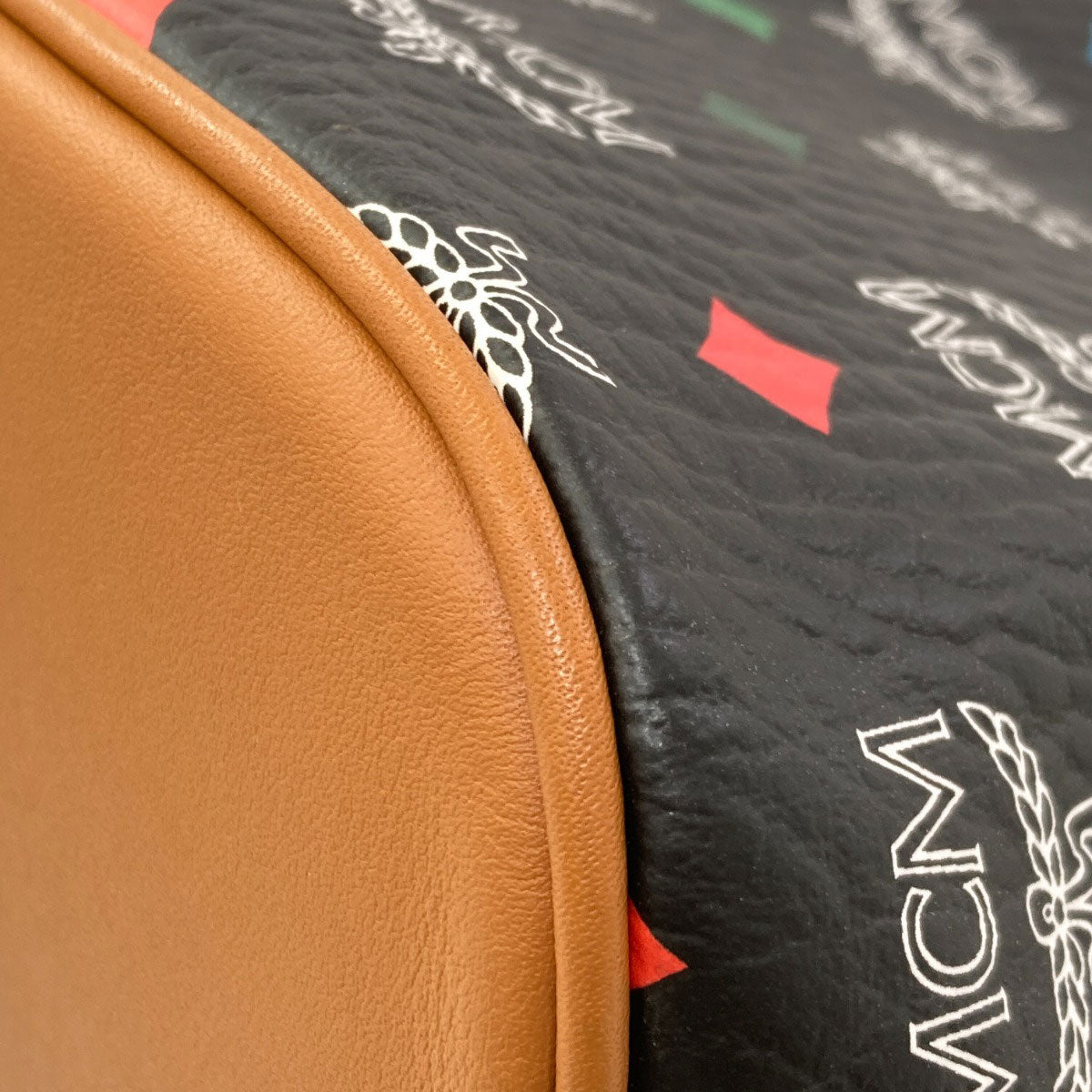 MCM logo Tote Bag Leather Ladies [Used]