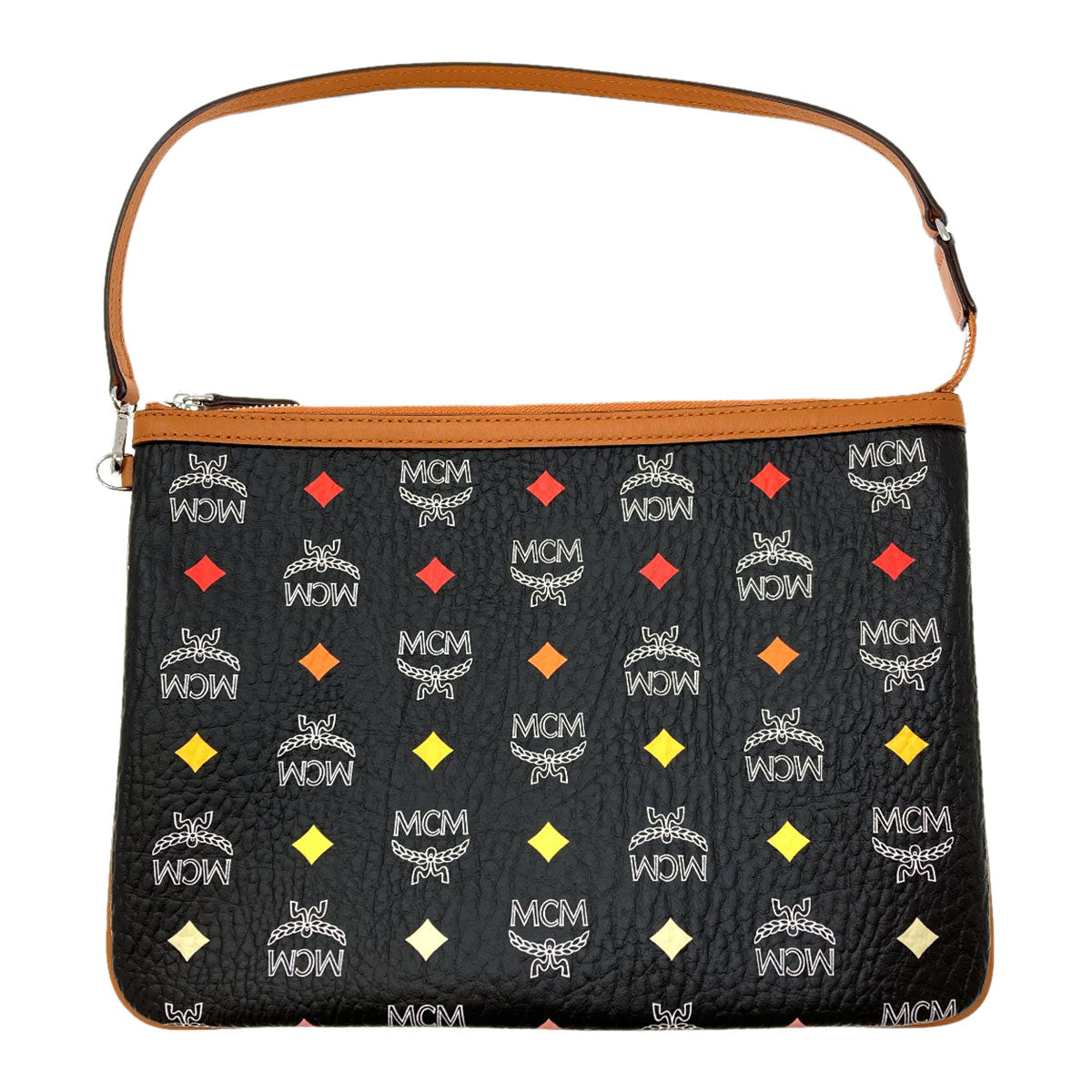 MCM logo Tote Bag Leather Ladies [Used]