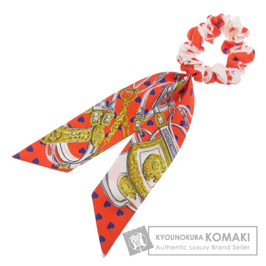 HERMES Scrunchie Bella hair accessory Silk Ladies [Used]