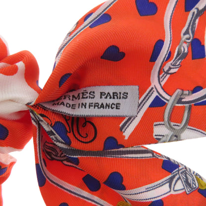 HERMES Scrunchie Bella hair accessory Silk Ladies [Used]