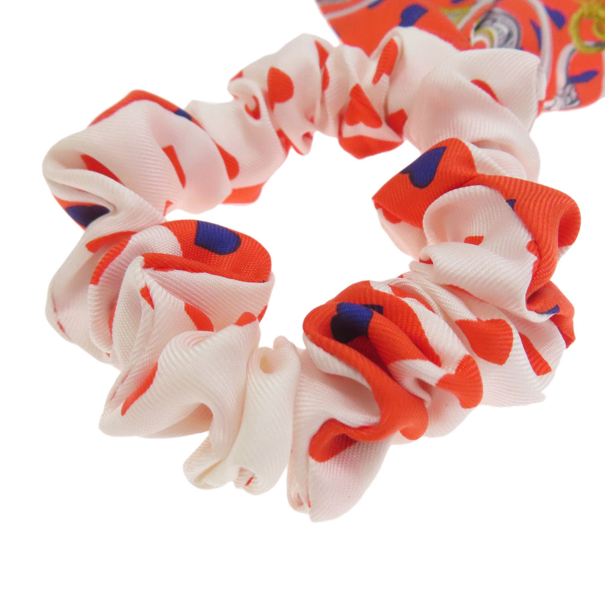HERMES Scrunchie Bella hair accessory Silk Ladies [Used]