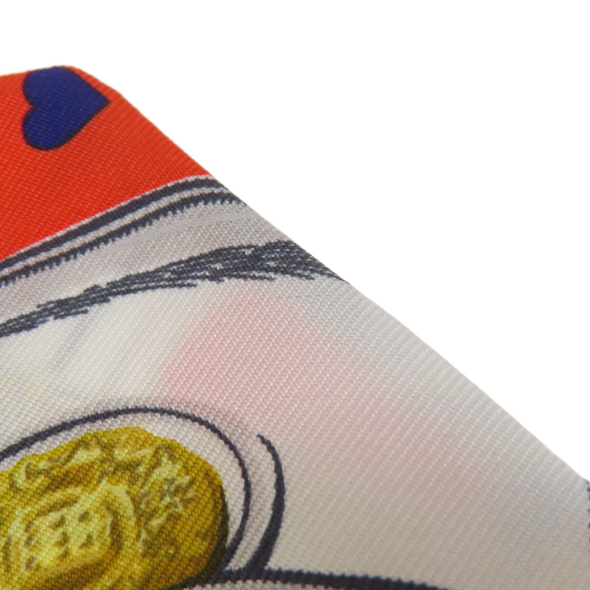 HERMES Scrunchie Bella hair accessory Silk Ladies [Used]