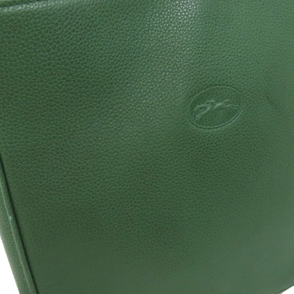Longchamp logo Shoulder Bag Leather Ladies [Used]