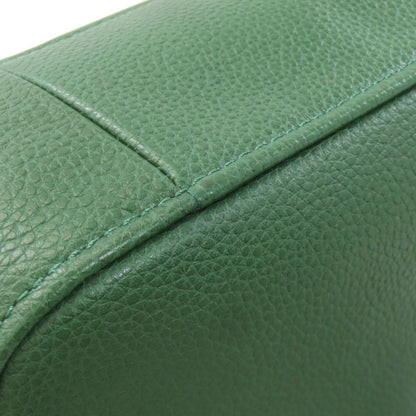 Longchamp logo Shoulder Bag Leather Ladies [Used]
