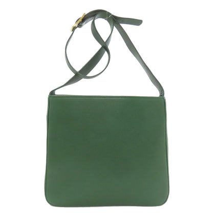 Longchamp logo Shoulder Bag Leather Ladies [Used]